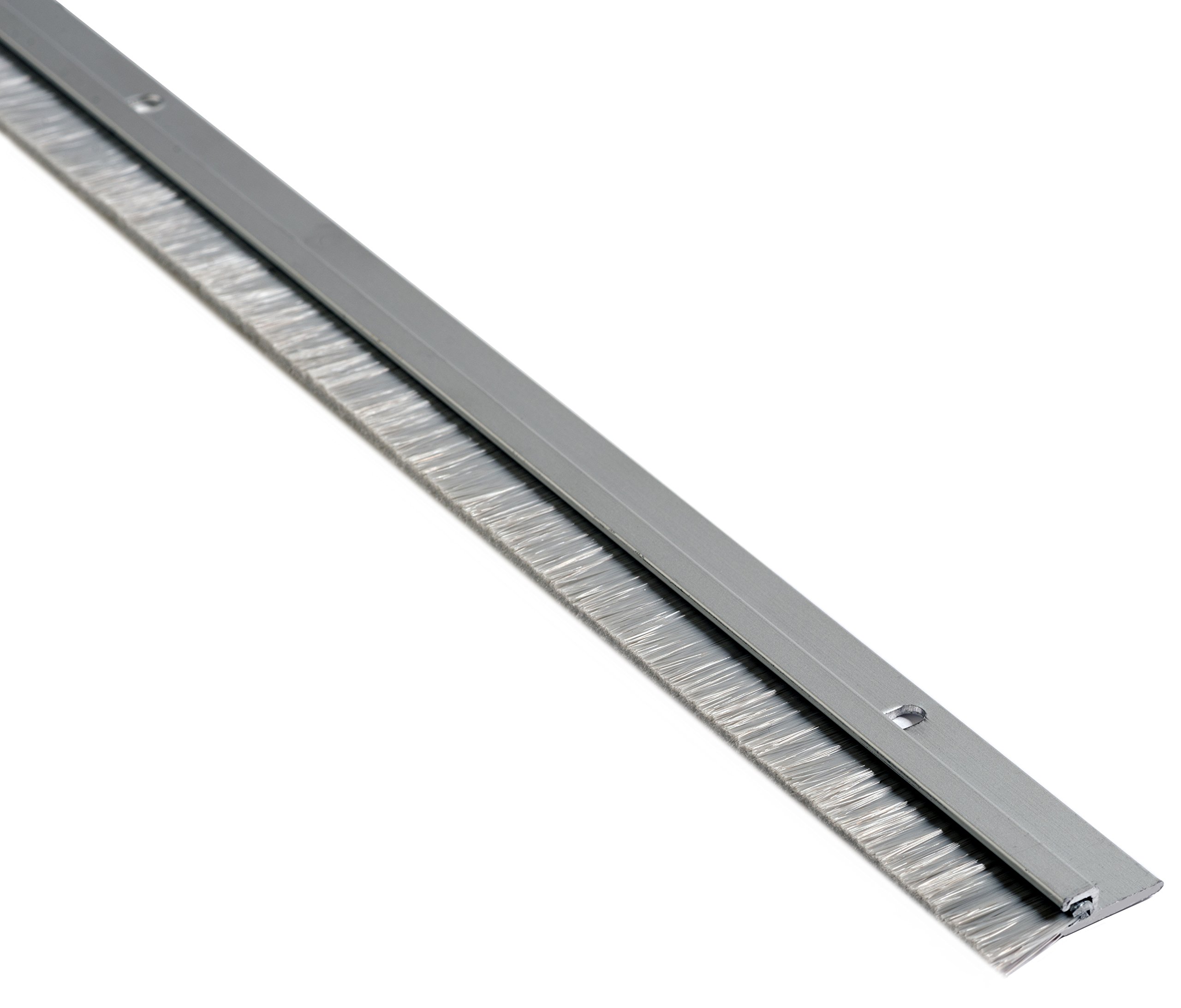 National Guard B606A96 B606A-96 Nylon Brush Door Swp Anodized Alum